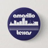 Amarillo Texas Ronde Button 5,7 Cm (Voorkant)