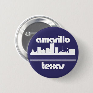 Amarillo Texas Ronde Button 5,7 Cm