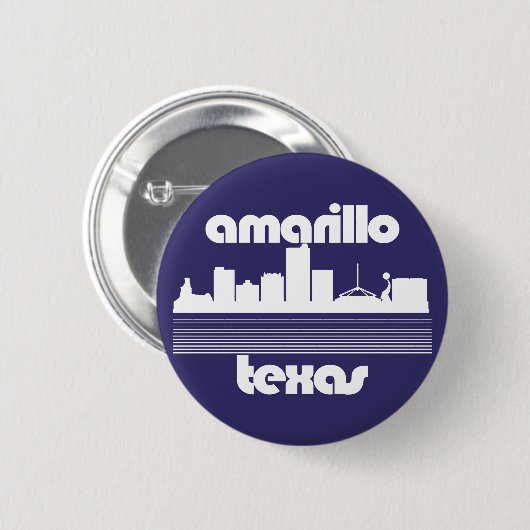 Amarillo Texas Ronde Button 5,7 Cm (Voorkant /achterkant)