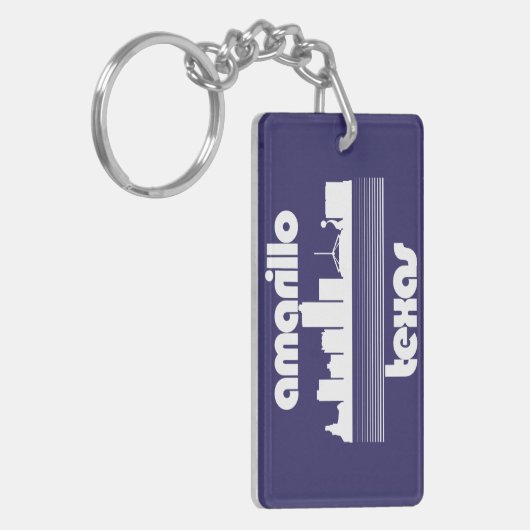 Amarillo Texas Sleutelhanger (Voorkant Links)