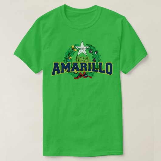 Amarillo Texas StateUSA T-shirt (Design voorkant)