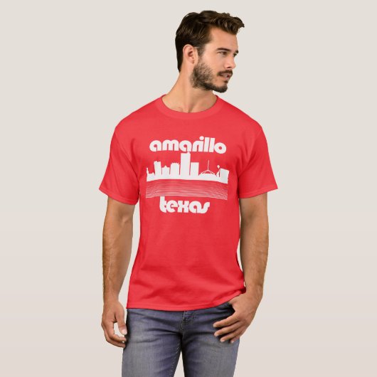 Amarillo Texas T-shirt (Voorkant volledig)
