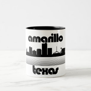 Amarillo Texas Tweekleurige Koffiemok