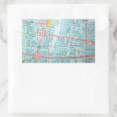 AMARILLO, TX  kaart Rechthoekige Sticker (Tas)