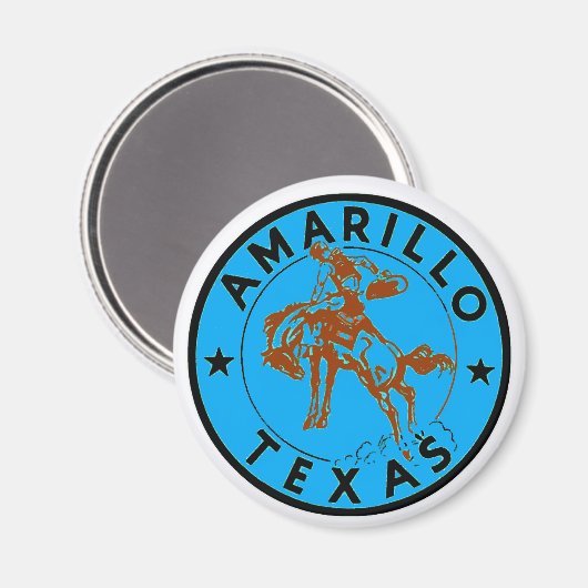 Amarillo TX Magneet (Voorkant / Achterkant)