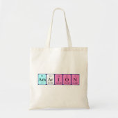 Amarion Periodic Table Name canvas tas (Voorkant)