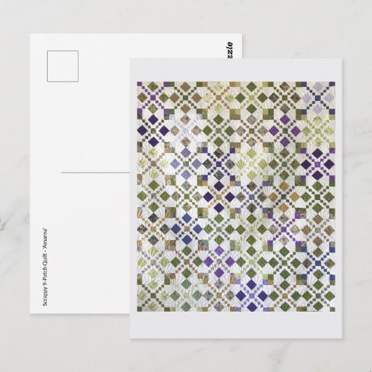 Amarna Quilt Briefkaart (Voorkant / Achterkant)