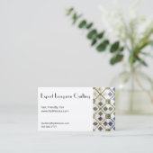 Amarna Quilt Volledig Biz Kaarten Visitekaartje (Staand voorkant)