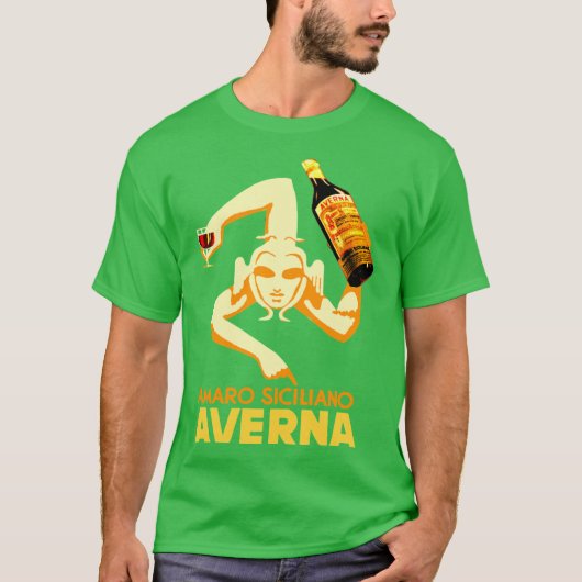 Amaro Siciliano Averna vintage T-shirt (Voorkant)