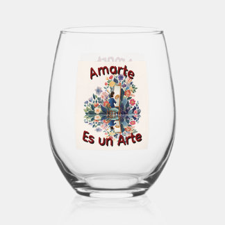 Amarte es un Arte Wijnglas Zonder Voet