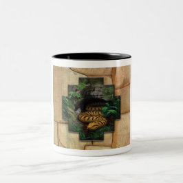 Amaru - koffiekop tweekleurige koffiemok