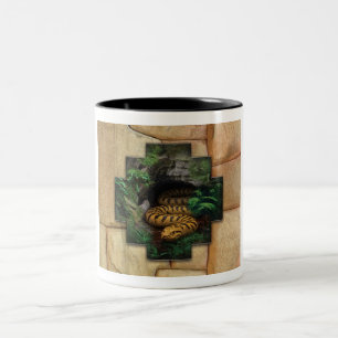 Amaru - koffiekop tweekleurige koffiemok