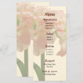 Amaryllis Aphrodite Trouwmenu Menu (Voorkant / Achterkant)