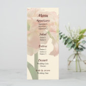 Amaryllis Aphrodite Trouwmenu Menu (Staand voorkant)