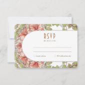  Amaryllis Art voor RSVP Nouveau Weddings Kaart (Voorkant)