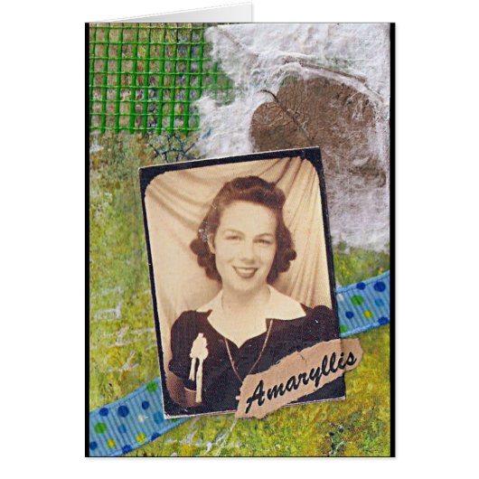 Amaryllis ATC (Voorkant)