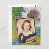 Amaryllis ATC Briefkaart (Voorkant / Achterkant)