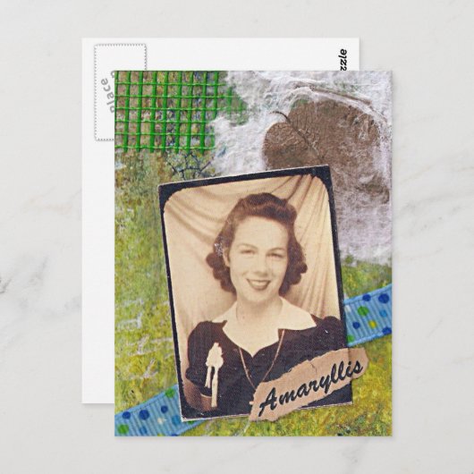 Amaryllis ATC Briefkaart (Voorkant / Achterkant)