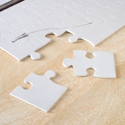 Amaryllis Belladonna, uit 'Les Liliacees', engrav Legpuzzel (Zijkant)