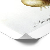 Amaryllis Belladonna, uit 'Les Liliacees', engrav Poster (Hoek)