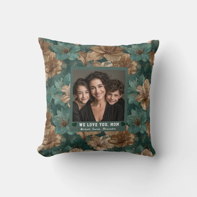Amaryllis  Beste Kat Moeder Decoratief Design Hawa Kussen (Voorkant)