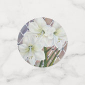 Amaryllis Bloem in Waterverven Confetti (Kleine voorkant)