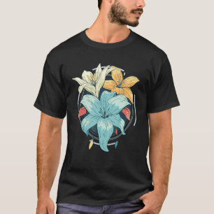 Amaryllis Bloem Type Bloemist Tuin T-shirt