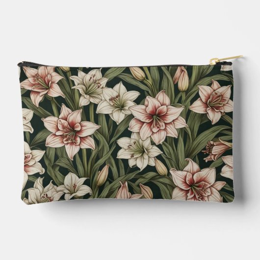 Amaryllis  bloemmotief etui (Achterkant)