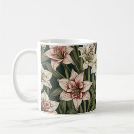 Amaryllis bloemmotief koffiemok