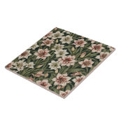 Amaryllis  bloemmotief tegeltje (Zijkant)