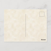 Amaryllis  Botanisch Briefkaart (Achterkant)