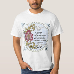 Amaryllis Christelijke Alle Dingen T-shirt