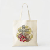 Amaryllis Christian Cross Tote Bag (Voorkant)