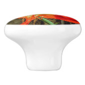 Amaryllis Close-up Keramische Trekker Knop (Zijkant)
