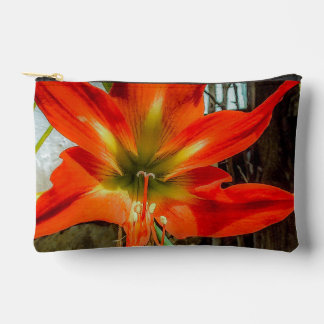 Amaryllis Closeup Accessory Pouch  Etui