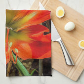 Amaryllis Closeup Kitchen Towels Theedoek (Quarter Fold)