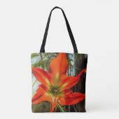 Amaryllis Closeup Tote Bag (Achterkant)