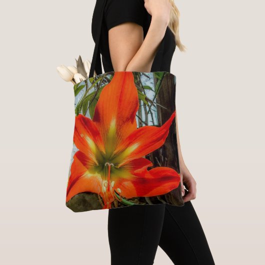 Amaryllis Closeup Tote Bag (Dichtbij)