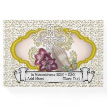 Amaryllis Cross Memorial gastenboek