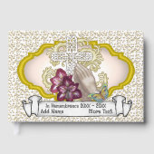 Amaryllis Cross Memorial gastenboek (Voorkant)