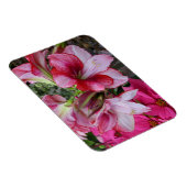 Amaryllis en Poinsettia Red Holiday Flowers Magneet (Rechterzijde)