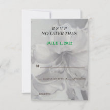AMARYLLIS FLOWER RSVP-KAARTEN