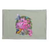 Amaryllis-flower Tuinvergadering Kussensloop (Achterkant)