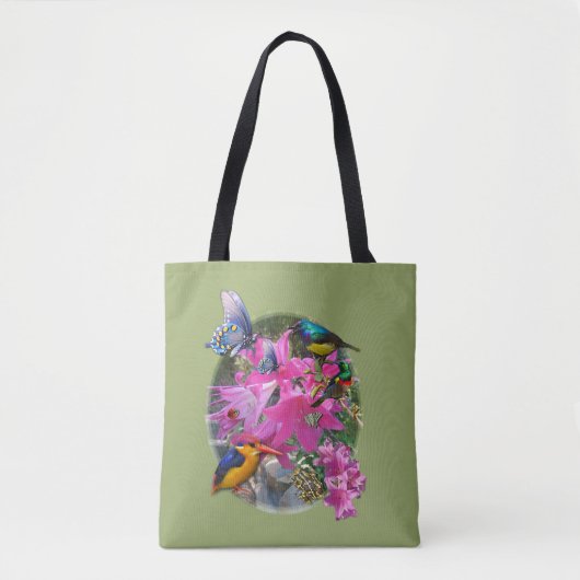Amaryllis-flower Tuinvergadering Tote Bag (Voorkant)