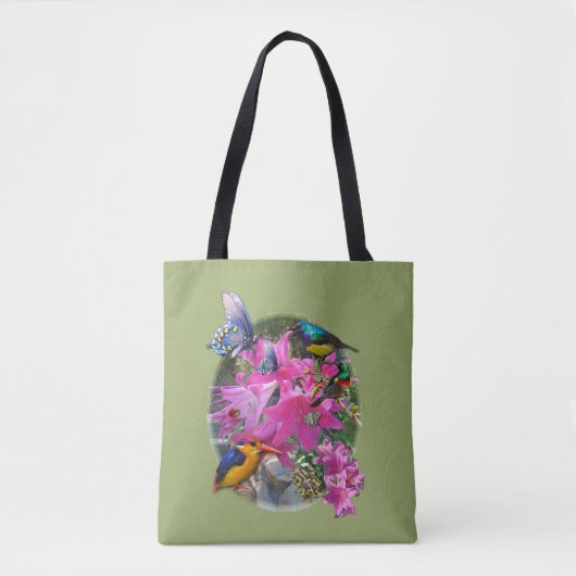Amaryllis-flower Tuinvergadering Tote Bag (Voorkant)