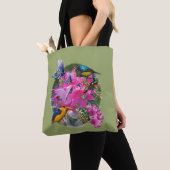 Amaryllis-flower Tuinvergadering Tote Bag (Dichtbij)