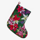 Amaryllis Flowers en pine Grote Kerstsok (Voorkant (Hangend))