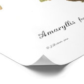 Amaryllis formosissima poster (Hoek)