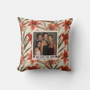 Amaryllis Grote Moeder Stiefmoeder Huis Decor Kun Kussen