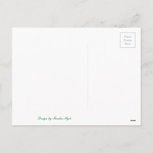 Amaryllis Holiday Briefkaart (Achterkant)